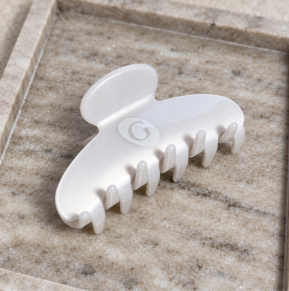 Hair Clamp - Grey Logo