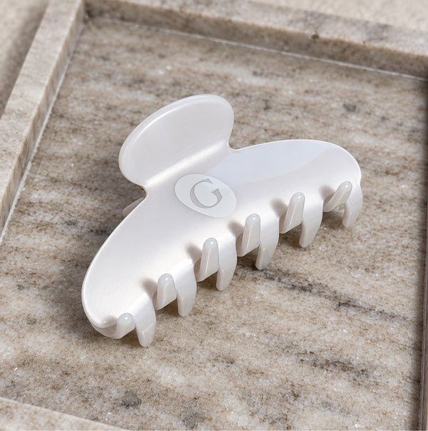 Hair Clamp - Grey Logo